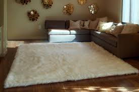 White Fluffy Area Rug Fur Rug Living Room Faux Fur Area Rug Area Room Rugs