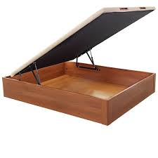Canape Abatible Relax Forest Box Para Colchao Bau Casal Armazenamento De Cama