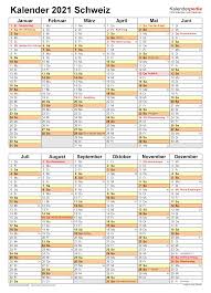 Par exemple de 2021, 2022. Kalender 2021 Schweiz Zum Ausdrucken Als Pdf