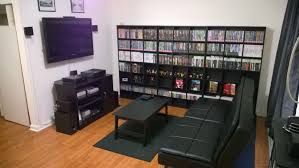 My Gaming Living Room 1 7 15 Imgur Living Room Setup Gamer Room Video Game Rooms