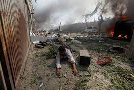 Oris johnson will chair an emergency cobra meeting on thursday after an explosion outside kabul airport resulted in a number of us and civilian casualties. The Kabul Bombing Wrenching Scenes Of Carnage The New York Times