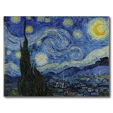 Starry Night By Vincent Van Gogh Postcard Zazzle Com Starry Night Van Gogh Gogh The Starry Night Van Gogh Art