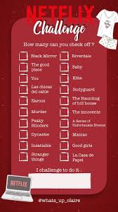 Movie Challenge Netflix Movies Netflix Movies To Watch Netflix Movie List