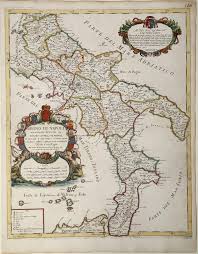 Questa accurata raffigurazione del regno di napoli, conservata in forma di atlante presso la sezione manoscritti antichi della biblioteca nazionale di napoli l'ufficialità della carta del regno di napoli è ben evidenziata dallo stemma reale che, con la rosa dei venti, ne impreziosisce l'insieme. Regno Di Napoli Libreria Antiquarius Abebooks