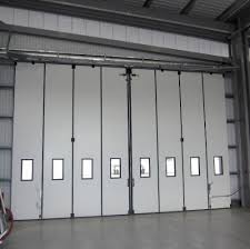 The protective measures can be combined as required: Industrial Sliding Folding Door Madoors