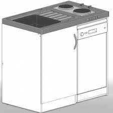 Singlekuche Minikuche Mit 45 Cm Geschirrspulmaschine A
