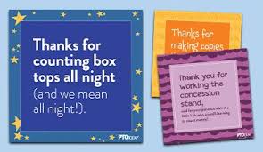 Use up tiny scraps of all your favorite patterned papers by making this cute thank you card. Thank You Cards For School Volunteers Pto Today