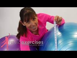 how to fit the right size exercise ball for your seated core exercises