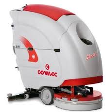 Comac Abila 45e Scrubbing Machine Is Electrically Powered And Widely Used In Car Repair Shops Gyms Or Health Cleaning Equipment Scrubbers Commercial Cleaning