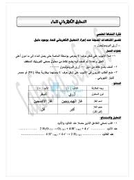 شرح درس التحليل الكهربائي للماء الصف الحادي عشر العلمي كيمياء الفصل الثاني المناهج الكويتية