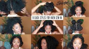 Here's a video to explain: Vixen Sew In Versatile Natural Weave 9 Quick Heatless Styles For School And Work Ft Hergivenhair Youtube