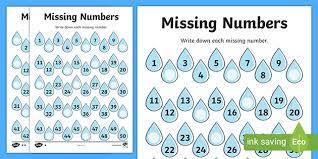 Finding the missing number is very important to increase their number sense skills so they can master mathematics. Raindrop Missing Number Worksheet Worksheet Teacher Made