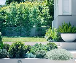 Sloping Coastal Garden By Secret Gardens Backyard Landscaping Coastal Gardens Landscape Design