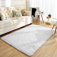 Faciles d'entretien, ils apporteront la touche végétale et tendance à votre décoration d'intérieur ! Super Soft Kids Room Nursery Rug 4 X 6 White Area Rug For Bedroom Decor Living Room Floor Carpets Fur Mat By Varycarry Area Rugs Shop