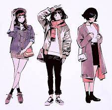 You can edit any of drawings via our online image editor before downloading. Anime Winter Outfits Drawing Novocom Top