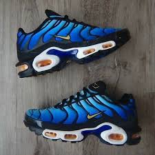 Nike air max plus jacquard tn tuned men's trainers shoes red/ grey uk 7. Ebay Sponsored Hyper Blue Nike Air Max Tn Plus Og 2018 Size 8 5 Nike Air Max Tn Nike Air Max Blue Nike