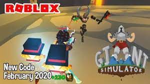 When other players try and make money in the course of the game, those codes make it easy for you and you may reach what you need earlier with leaving others your behind. Roblox Giant Simulator New Code February 2021 Youtube
