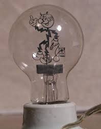 Reddy Kilowatt Unique Light Bulb Night Light
