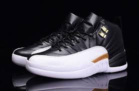 Jordan Retro 12 Black White And Gold Nike Air Jordan 12 Shoes Air Retro 12 Jordan Shoes Basketball Shoes Red Nike Shoes Jordan 12 Black Air Jordans