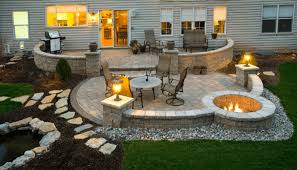 Back yard & paver ideas. 31 Small Paver Patio Ideas Diy Pictures With Fire Pit Tips Building