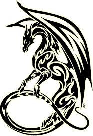 Black And White Dragon Tattoo Drawing View And Download Hd Clipart Black And White Dragon Clipart Best Symbol Tribal Dragon Tattoo Png In 2020 Tribal Dragon Tattoos Dragon Tattoo Stencil Tattoo Stencils