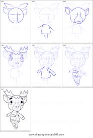 How To Draw Erik From Animal Crossing Printable Drawing Sheet By Drawingtutorials101 Com Animal Crossing Fan Art Animal Crossing Animal Crossing Characters