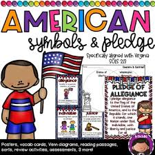 When saying the pledge of allegiance you typically face the flag and salute or place your hand. American Symbols Pledge Of Allegiance Sol 2 13 By Lv2tch86 Tpt