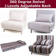 This large, spacious sofa bed provides ultimate comfort when lounging, resting or sleeping the night away. Modern Futon Single Sofa Chair Bed Metal Frame 360 Swivel Adjustable Recline Ebay Single Sofa Chair Futon Sofa Modern Futon