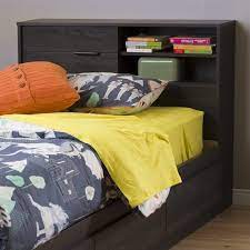 Relevance lowest price highest price most popular most favorites newest. South Shore Fynn Twin Storage Headboard In Gray Oak 10091