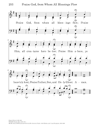Praise God From Whom All Blessings Flow Hymnary Org