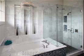 A stunning marble master bathroom by logan killen interiors features luxurious organic details. Bianco Carrara B Marble Bathroom Design Bianco Carrara B White Marble Bathroom Design From Italy Stonecontact Com