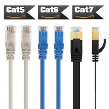 Compare cat5e and cat6 cable bandwidth, crosstalk, speed, length and cost. Ethernet Cable For Modem Router Lan Computer Rj45 Cat5e Cat6 Cat6a Cat7 1000mbps Ebay