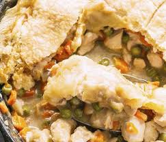 This Simple Comforting Easy Homemade Cast Iron Skillet Chicken Pot Pie Recipe Is P Easy Chicken Pot Pie Recipe Recipes Using Cooked Chicken Healthy Pie Recipes