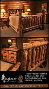 Pin By Anna Ladisa Alexander On Dream Home Log Bedroom Furniture Log Cabin Furniture Log Home Decorating