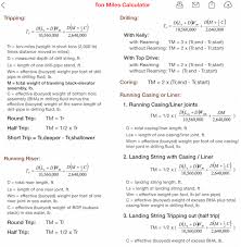 To calculate revenue per ton mile, divide revenue (r) by the product of the weight in tons (t) and the distance in miles (m) traveled. Oil And Gas Softwares Apps For Drilling And Workover Operations