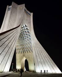 The Inverted Y Shaped Azadi Tower Built In 1971 To Commemorate The 2500th Anniversary Of The First Persian Emp Persian Empire Modern Architecture Architecture