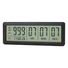 Seconds in an hour calculation. Big Digital Countdown Days Timer Clock 999 Days Count Down Clock Timer For Graduation Lab Kitchen Black Buy Online At Best Prices In Pakistan Daraz Pk