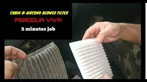 Kereta viva ini ada masalah daripada rpm turun naik apabila pasang aircon dan engine bergegar kuat macam tidak cukup api. Cabin Aircond Filter Perodua Viva Youtube