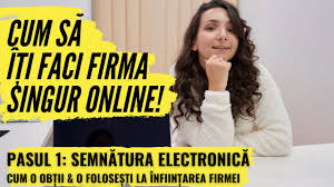 Semnătura electronică reprezintă un instrument indispensabil de mijloacele electronice de comunicare, iar în contextul reformării întregului sistem de achiziții publice prin automatizarea acestora, semnătura electronică a devenit obiect constant al contestațiilor înaintate de către operatorii. 1 SemnÄƒtura ElectronicÄƒ InfiinÈ›are FirmÄƒ Online 2020 ToÈ›i PaÈ™ii Pentru A Deschide Srl Online Youtube