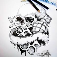 Après cette série de tutoriaux pour des dessins nature, transition vers une étape indispensable à maitriser avant de faire de terrifiants dessins en 3d comme jerameel lu… comment dessiner un crane ou une tête de mort. Epingle Sur Skulls