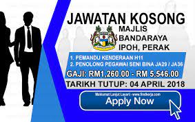 We did not find results for: Kerja Kosong Mbi Majlis Bandaraya Ipoh 04 April 2018 Jawatan Kosong Kerajaan Swasta Terkini Malaysia 2021 2022