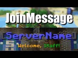 Once you have configured the server to play on the same wifi (lan) network or using hamachi, you can install mods and play with your friends with them. Bukkit Plugin Joinmessage Join Nachricht Bearbeiten German Hd Offline Youtube