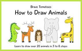 The drawing book for kids: How To Draw Animals Step By Step Drawing Books For Kids Book 1 English Edition Ebook Tomatoes Brave Raycheva Anna Ilza Amazon De Kindle Shop