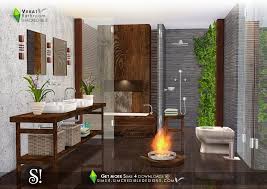 You may choose to apply flooring by the individual tile or by. Verat Bathroom By Simcredible Shower Sink Basket Fountain Creams Plant Wall Soap Steps Towel Tub Corner Table Mir Luxury Bathroom Sims House Sims 4