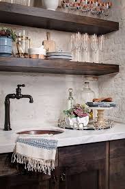 | vintage rustic matte bathroom copper sink house renovation remodel project. Espresso Stained Cabinetry With Round Hammered Copper Sink Cottage Kitchen