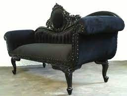 Black Couch Gothic Furniture Gothic Home Decor Victorian Furniture