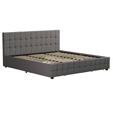 The sturdy wooden frame includes secured bentwood slats. Cosmoliving By Cosmopolitan Elizabeth Upholstered Bed With Storage Today