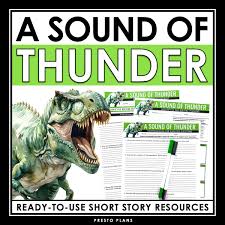 A Sound of Thunder by Ray Bradbury - Short Story Slides, Assignments,  Activities