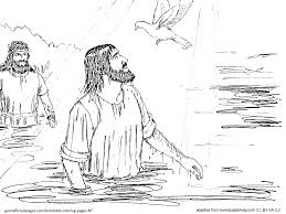 Saint john baptizing jesus in the jordan river coloring page. Pin On Coloring Bible Nt Gospels