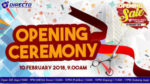 Malaysian online business advertisement directory especially for kajang, cheras, semenyih, balakong, bangi, serdang and puchong. Directd Online Store Directd Digital Mall Kajang Grand Opening